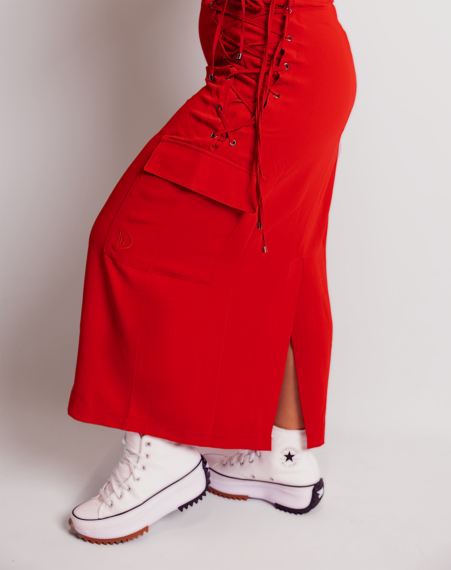 EMERALD Adjustable skirt RED